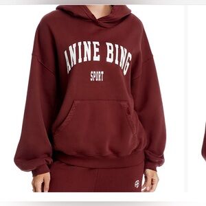 Anine Bing Harvey Cotton Sweatshirt size MEDIUM